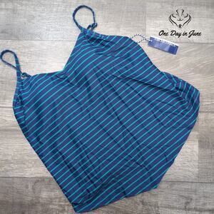 Sonnet Shores Adjustable Strap Tankini Top Size 8